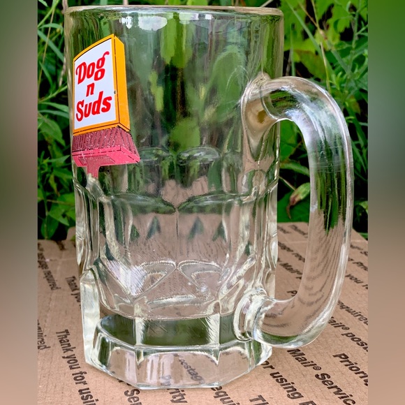 COPY - Vintage Mid Century Heavy Thumb Print DOG N SUDS Rootbeer Mug - Picture 7 of 16